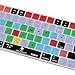 XSKN Magic Keyboard Lightroom Shortcut Keyboard Cover, XSKN Durable LR Hotkeys Silicone Keyboard Skin for Apple Magic Keyboard MLA22LL/A, US version