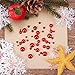 PH PandaHall 690pcs 6 Sizes Red Flat Back Pearl Cabochon Half Flatback Pearl Bead Gem Scrapbook Craft Beads for Christmas Crafts Shoes Wedding Dress DIY Phone Nail Making (4/5/6/8/10/12mm)