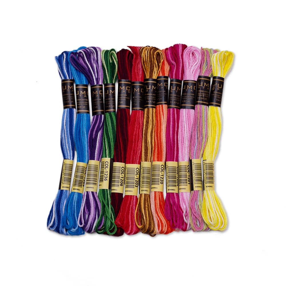UMC STAG 12 Pieces | Premium Embroidery Thread