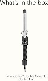 Conair 3/4 Inch Instant Heat Curling Iron for Smooth Curls view 8