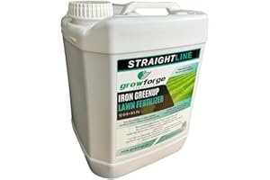 Generic Growforge - Straightline - Liquid Iron Fertilizer for Lawns (1L) - Deep Green Color on All Grass Types. Nitrogen (N),