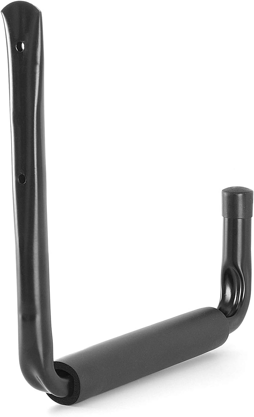 Garage Storage Utility Hooks Heavy Duty, 9''Jumbo Arm Wall Mount Garage Hangers for Ladders, Tools, Bikes, Chair & Garden Hose (6 Pack, Black) - - 