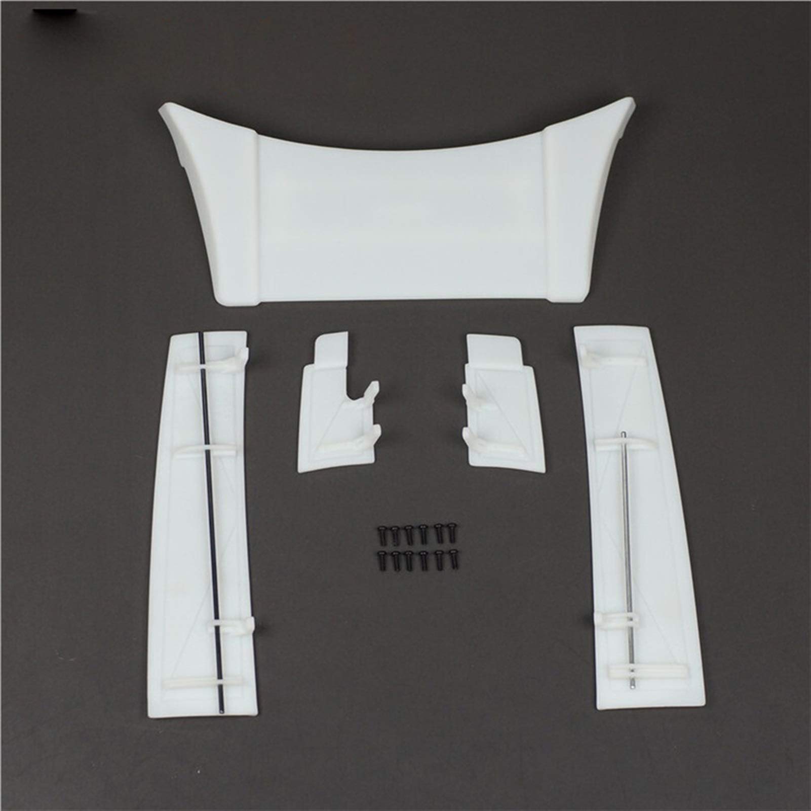 HONG YI-HAT Simulation Spoiler Container Tail Spoiler Suitable for 1/14 Tamiya Volvo FH16 750 56360 