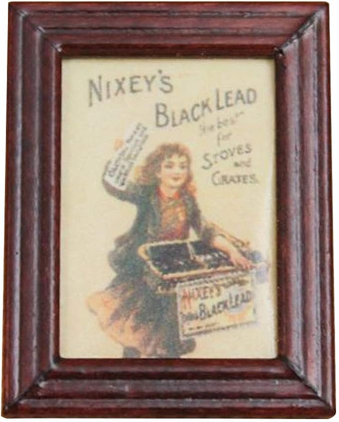 Nysunshine 1:12 Miniature Dollhouse Antique Oil Painting, DIY Wooden Living Room Furniture Decor Dollhouse Accessories