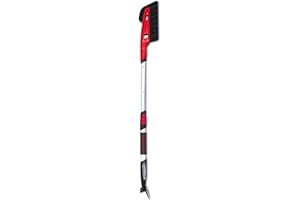 GARANT 45-Inch Extendable Telescoping Scratch-Free EVA Foam Snow Brush with Ice Scraper