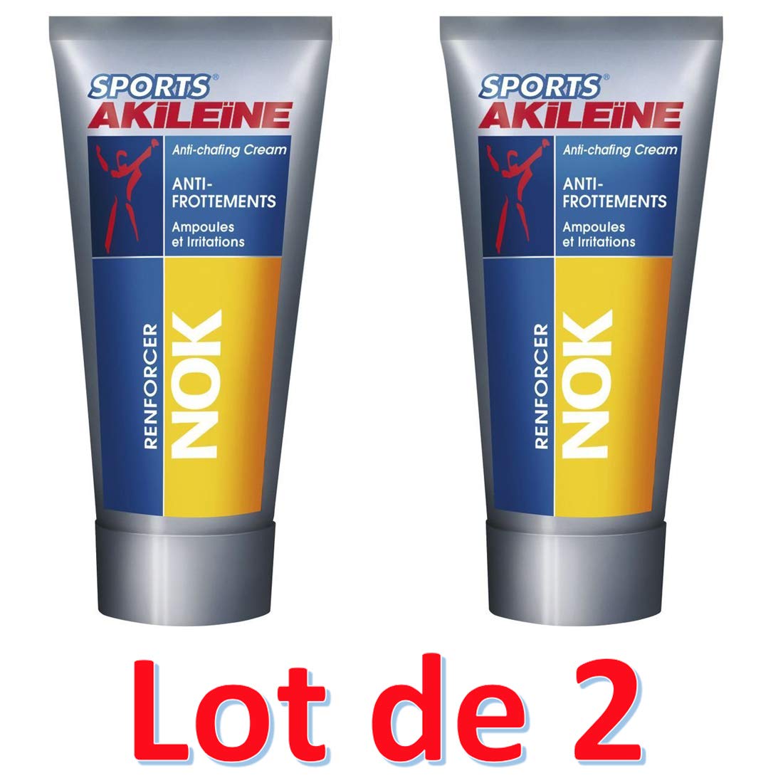 Akileine Nok Sports Anti-Friction Blister 75 ml Pack of 2