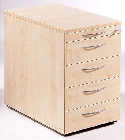 Thea Caisson Fixe Tirette Plumier 4 Tiroirs Facon Erable Caisson Caisson Fixe Caisson Hauteur Bureau Caisson Pour Bureau Mobilier De Bureau Caisson De Bureau Caisson Fixe Caisson Hauteur Amazon Fr Fournitures