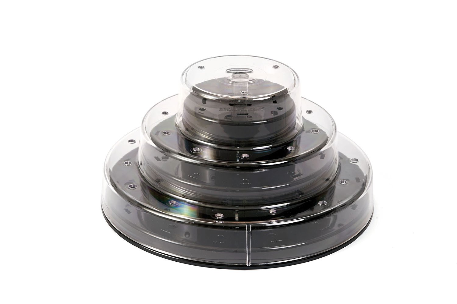 silikomart | 3-Tier POPS STAND, Display for Easy Pop, Finger Food on a Stick, Mini Easy Cream and Wonder Pops, Colour Black, Ø 225,5 h 110 mm, Made in Italy