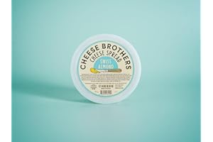 CHEESE BROTHERS INC Cheese Bros. | Swiss Almond Cheese Spread | Crafted in Wisconsin | 6 PACK | 8 Ounces Each Pack