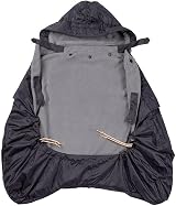 Ergobaby All Weather Winter Cover Charcoal with Fleece Lining view 3