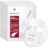 CENTELLIAN 24 Madeca Derma Face Mask (Intensive, 10pc) - Soothing Cotton Sheet Mask for Sensitive, All Skin Types, 24-Hour Hydration. Premium Korean Skin Care. TECA, Centella Asiatica, Madecassoside