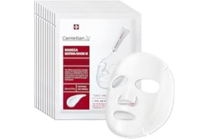 CENTELLIAN 24 Madeca Derma Face Mask (Intensive, 10pc) - Soothing Cotton Sheet Mask for Sensitive, All Skin Types, 24-Hour Hydration. Premium Korean Skin Care. TECA, Centella Asiatica, Madecassoside