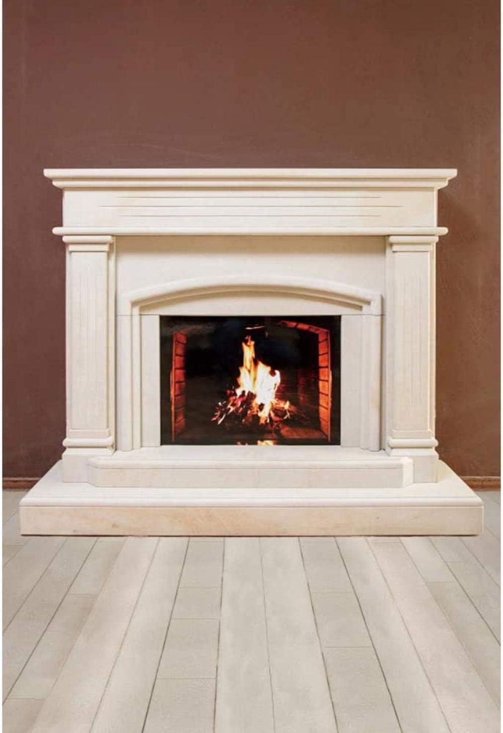 Amazon Hd 7x10ftクリスマスの背景白い暖炉の壁紙灰色の木製の床の背景クリスマスイブの肖像画製品のバナーポスター写真の小道具 バックペーパー 背景布 通販