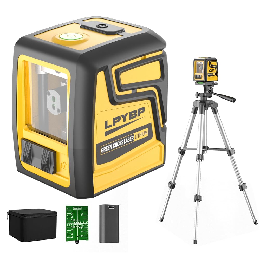 LPYBP 360° Laser Level with Tripod,100ft/30m Self