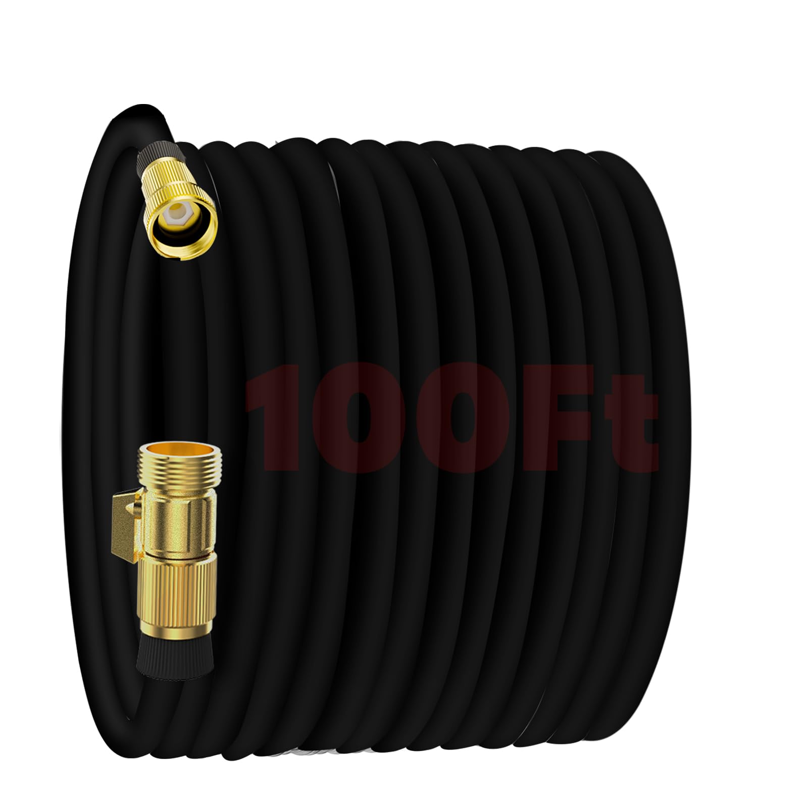 Photo 1 of Gospace Garden Hose 100ft,Water Hose with 10 Function Nozzle,Outdoor Hose,Leak-Proof, Never Kink & Tangle(100ft)