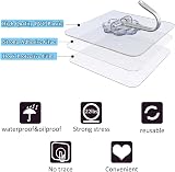 Pubiao Self Adhesive Hooks Heavy Duty Invisible 12 Pack for Kitchen Bath Hall view 3