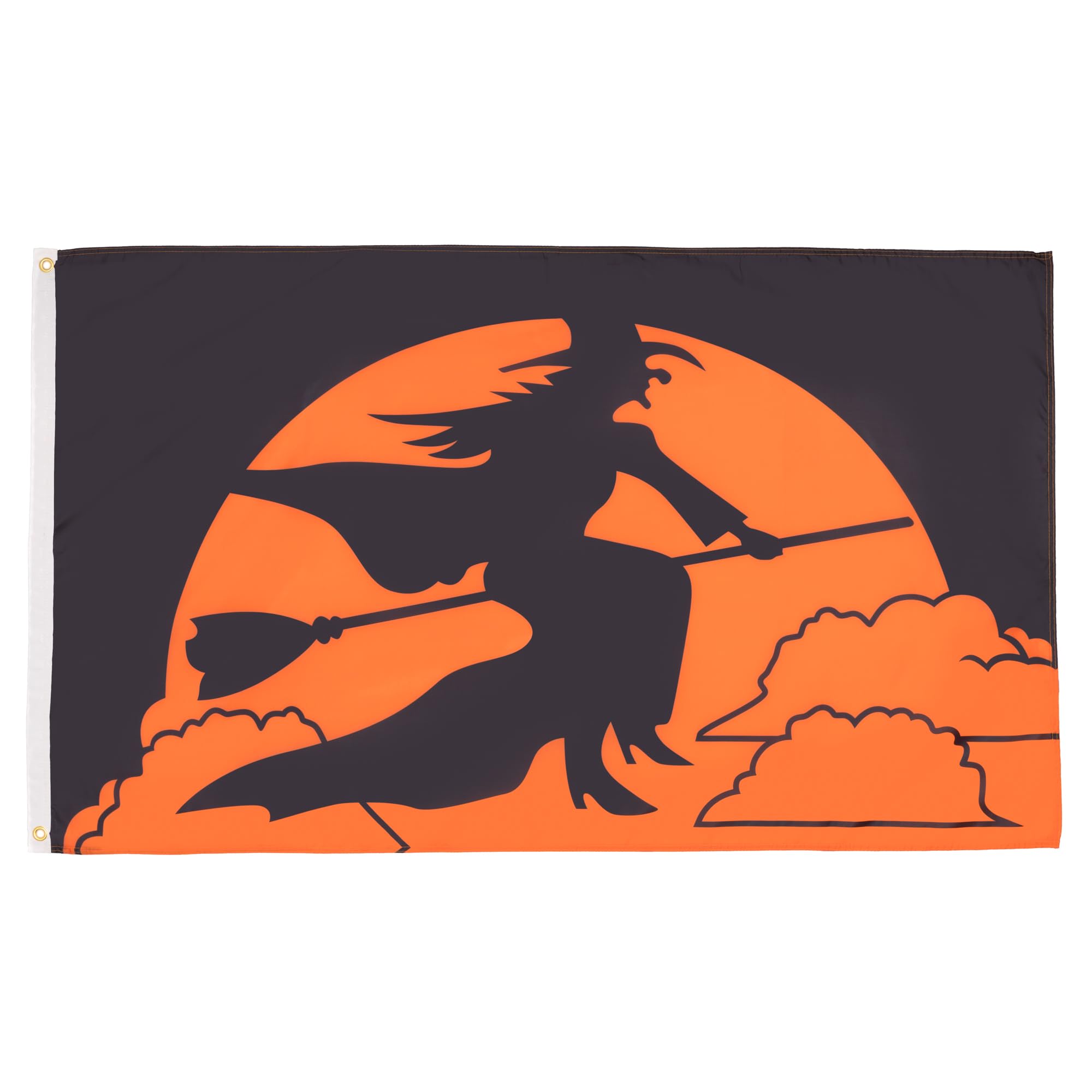 AZ FLAG - Halloween Witch Flag - 3x5 Ft - 100D Polyester Happy Halloween Banner with Two Metal Grommets - Fade Resistant - Vivid Colors - 3' x 5' Feet - 150x90 Cm