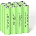 PKCELL Rechargeable AAA Battery,300mAh Ni-MH Battery,Pre-Charged Battery for Garden Solar Light Lamp (12-Count)