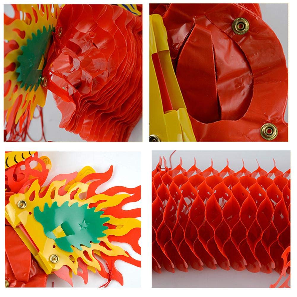 Dragón de Año Nuevo Chino y Farolillo Rojos Chinos Decoración para