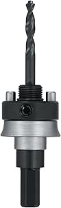 DEWALT Hole Saw Mandrel, Quick Change, 1-1/4-Inch to 6-Inch Diameter, 7/16-Inch Shank (DW1803)