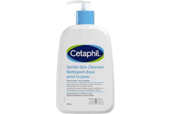 Cetaphil Gentle Skin Cleanser, Hydrating Face Wash & Body Wash for Sensitive Dry Skin, Niacinamide & Vitamin B5 Facial Cleans