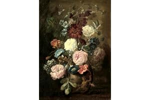 CRAFT KREATIVELY Vase of Flowers Rice Paper, 11.5 x 16 inch (1pc) - Mulberry Paper for Decoupage Furniture Print Crafts