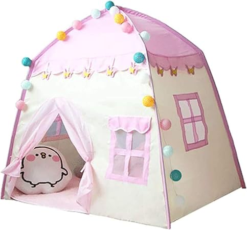 Amazon 1個 子供テント キッズテント 子供用テント 女の子テント 玩具収納 秘密基地 知育玩具 収納バッグ付き お誕生日 出産祝い プレゼント キッズテント おもちゃ