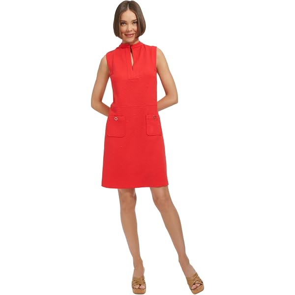 Time and Tru Women's T-Shirt Dress with Short Sleeves (US, Alpha, X-Small,  Regular, Regular, Coral Tie) at Amazon Women's Clothing store