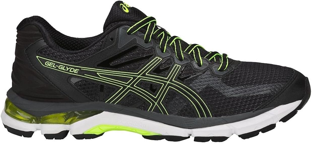Chaussure de running asics gel glyde noir jaune Clearance