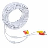 SLLEA White 65ft BNC Cable Cord Replacement for