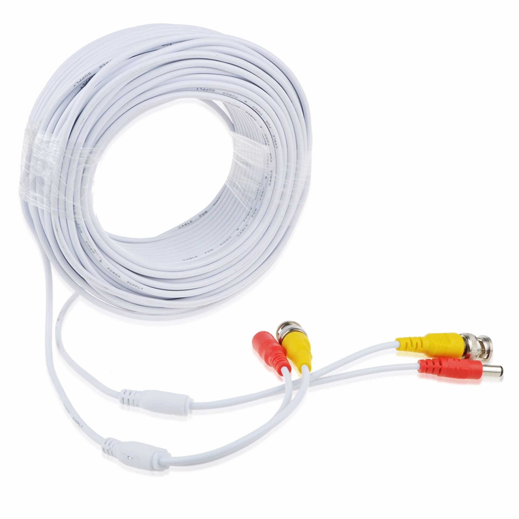 SLLEA White 65ft BNC Cable Cord Replacement for