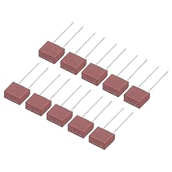 uxcell 30Pcs DIP Mounted Miniature Square Slow Blow
