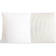 Artka Talalay 100% Natural Premium Latex Pillow (Standard Size), Helps Relieve Pressure, Bed Pillow for Sleeping, Neck Pain Relief Help, for Side Back Stomach Sleeper with Removable Cotton Cover