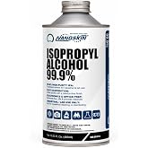 Nanoskin 99.9% Isopropyl Alcohol for Laboratory Use, 13.5 fl oz | Technical Grade Alcohol, For Industrial Use, Fast Evaporating Low Residue Formula