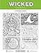 Coloring Broadway - Wicked Inspired Coloring Pages (Set of 4), Defying Gravity Musical Theater Merchandise, Printed on Matte Card Stock (8 1/2” x 11”), Ideal Gift for a Broadway Theater Lover