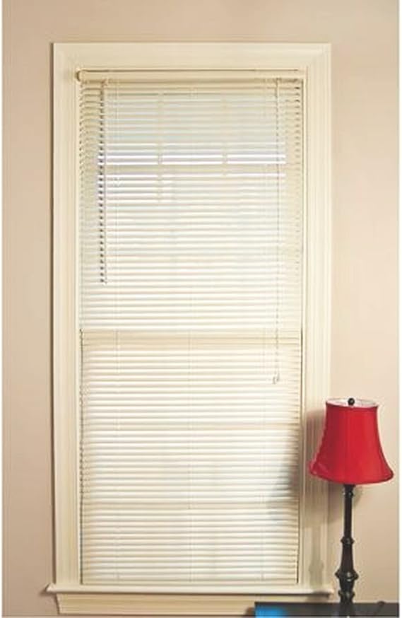 Mainstays Room Darkening Vinyl Mini Blind, White Sports