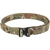 JFFCESTORE Military Waist Belt Multi-Purpose Molle Rigger Belt with Quick Release Buckle, 2-in-1 Heavy Duty Belts for Men