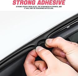 Double Layer Self-Adhesive Car Door Rubber Seal