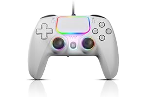 NBCP For PS5 Wired Controller - Gaming Controller Compatible with PS5, PS4 & PC, USB Gamepad Joystick for Windows 7/8/10, Lap