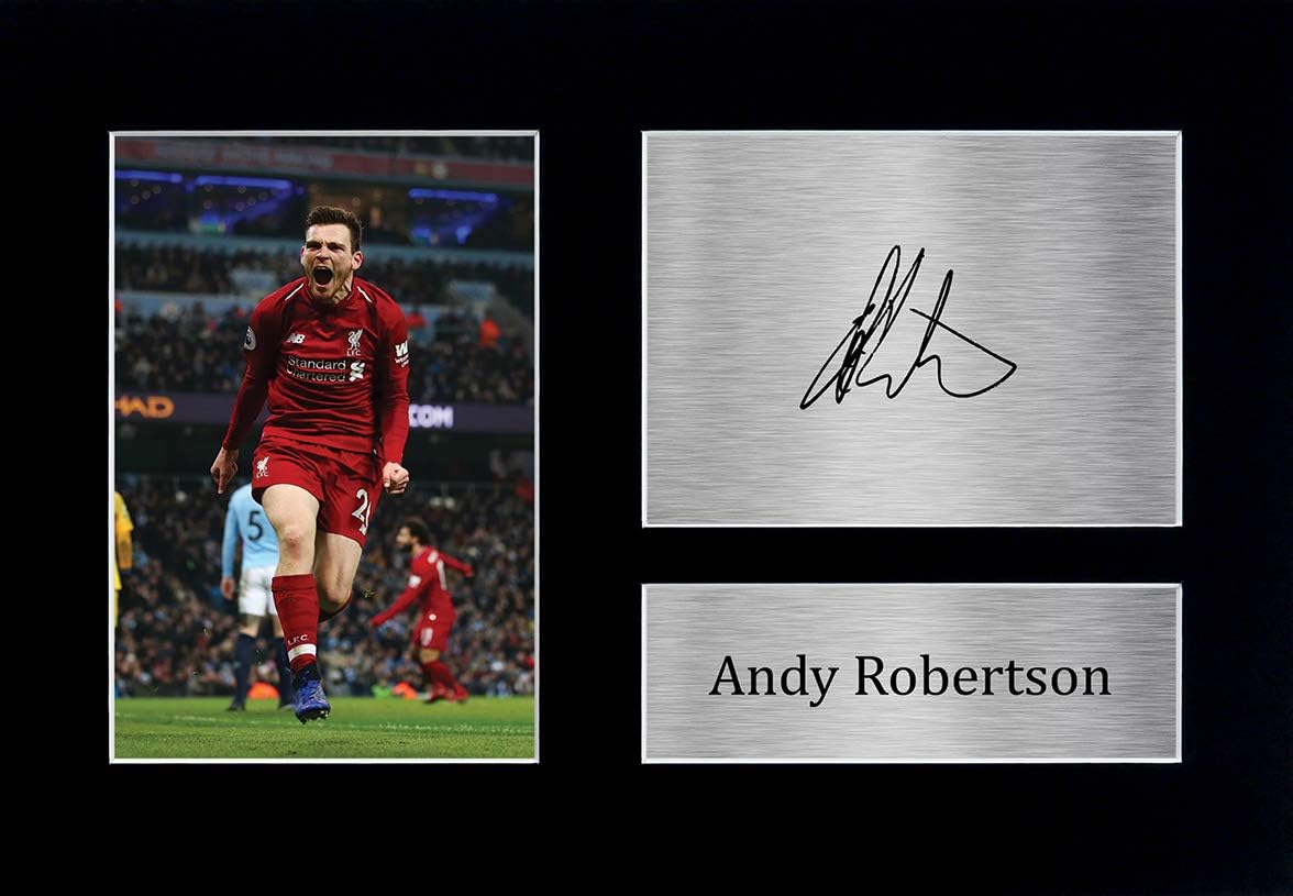 HWC Trading Andy Robertson Gifts Signed A4 Printed Autograph Liverpool Gift Print Photo Picture Display