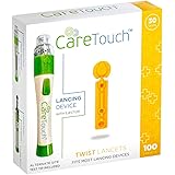 Lancing Device and 100 Lancets for Diabetes Testing - Sterile, Single Use, 30 Gauge Lancets, for Minimizing Pain and Discomfo