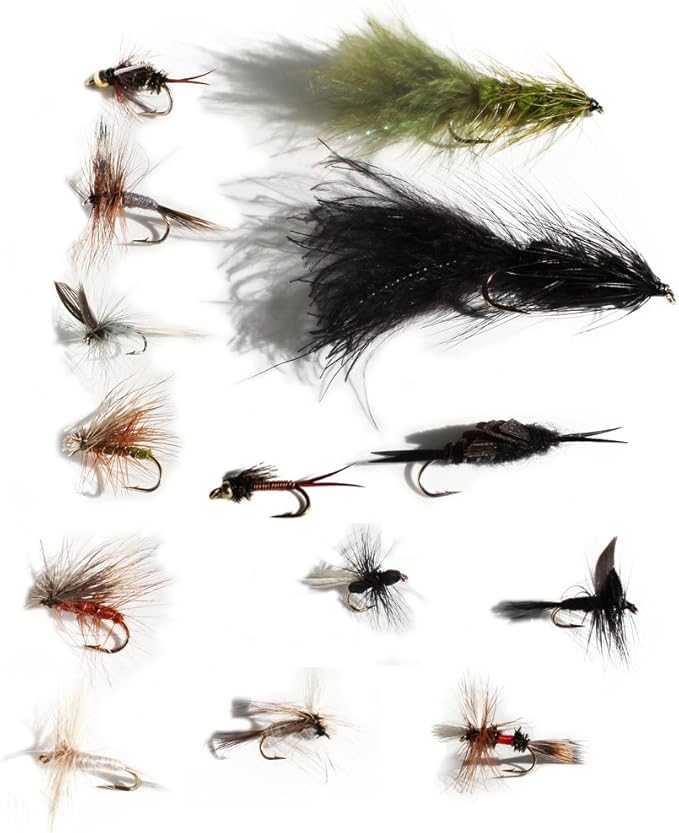 Flies Direct Trout Fishing Fly Assortment (2Dozen), Dry Flies Amazon