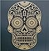 3 inch Mexican Sugar Skull Phone Sticker Version 51 - Día de los muertos - Day of the Dead Sticker Decal