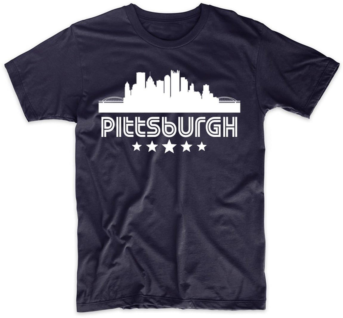 S Pittsburgh Shirt Pittsburgh Pennsylvania Skyline Retro Style T Shirt