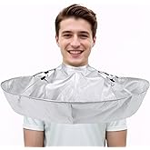 FEBSNOW Hair Cutting Cloak Cape, Professional Adjustable Haircut Cape Foldable Umbrella for Adults Kids Home Salon Barber Hai