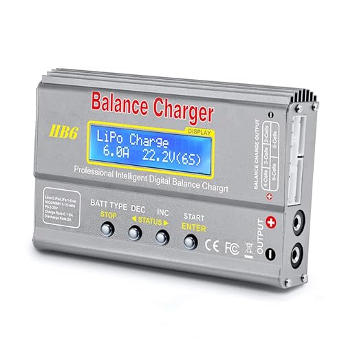 RUIZHI Lipo Chargeur 80 W 6 A Professional Balance High Power pour LiPo