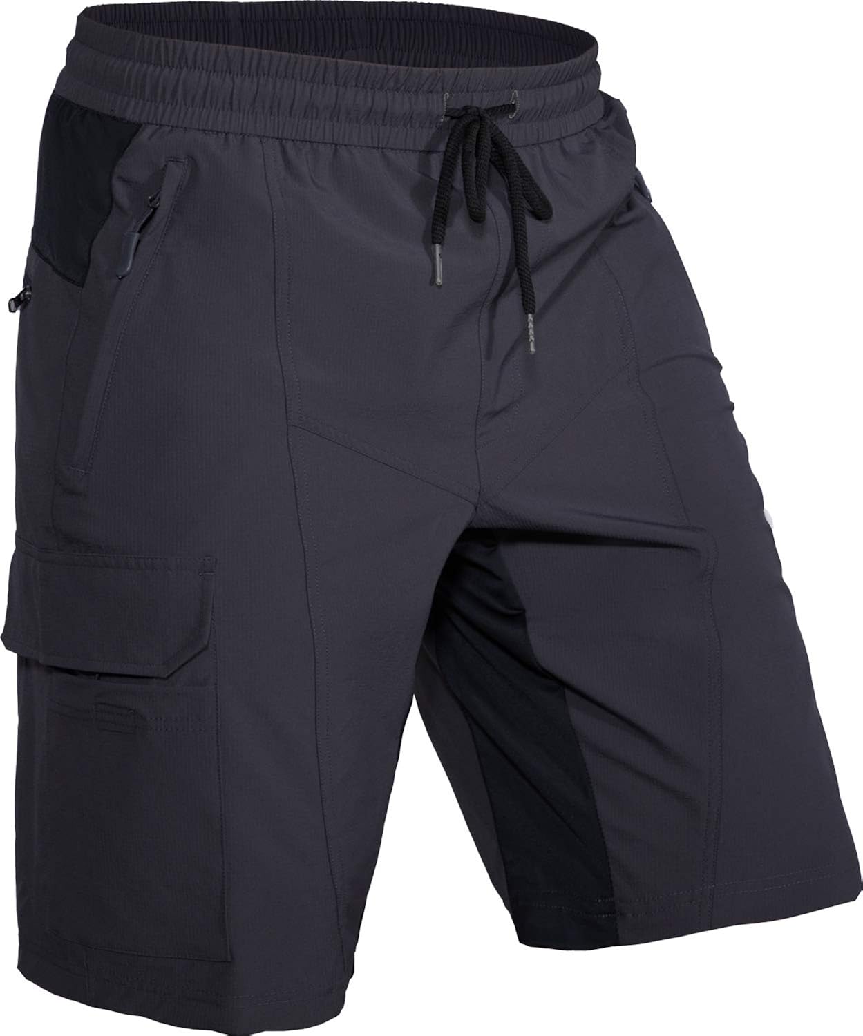 Hiauspor Mens-Mountain-Bike-Shorts MTB Lightweight and Loose-fit: Clothing