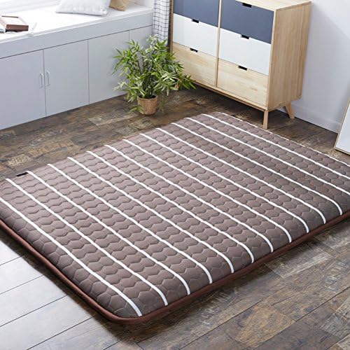 Japanese Sleeping Tatami Floor mat, Foldable Futon Mattress mat Pad Topper Bed roll For bed Studtents Dorm Home Meditaion -B 120x200cm(47x79inch)