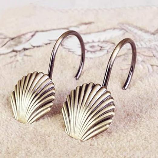 Amazon Com Bronze Shower Curtain Rings Heavy Duty Rustproof