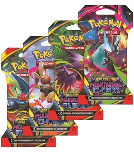 Amazon.com: Pokemon TCG: Mega Evolution Booster Pack Lot - 8 Packs : Toys &  Games